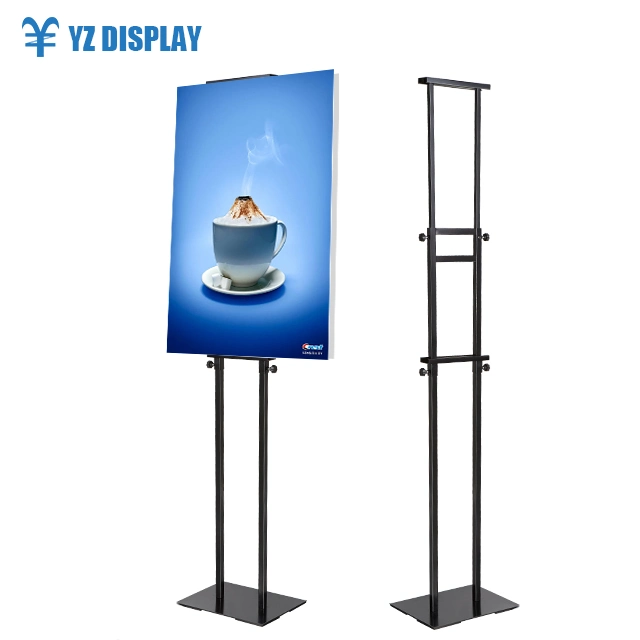 Hot Selling Adjustable Poster Hanging Metal Frame Kt Board Display Stand for Advertising