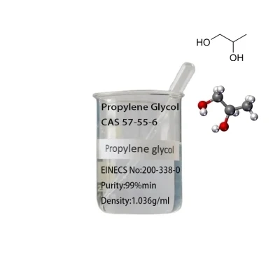 Proveedor de fábrica Propylene Glycol/PG, no. De CAS: 57-55-6