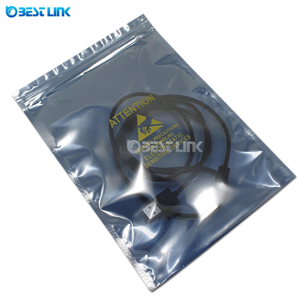 Proteção ESD Sacos com fecho de blindagem Anti-Static Electronics Static Sacos de barreira 50*80 mm