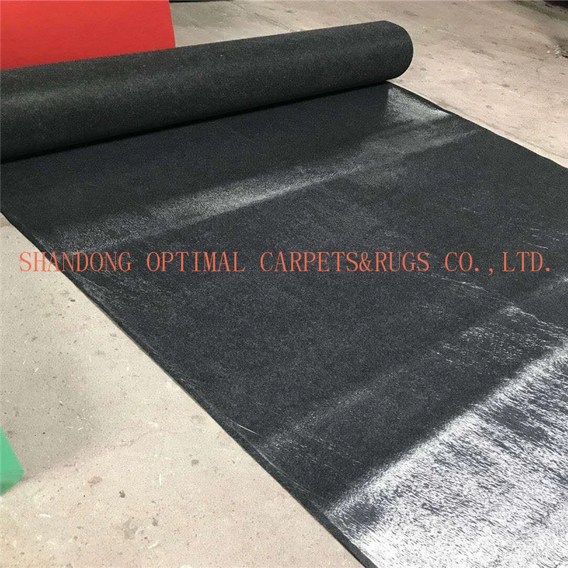 Film-Coated Exhibition Carpet with Protection Plastic Film Expo Flooring Carpet