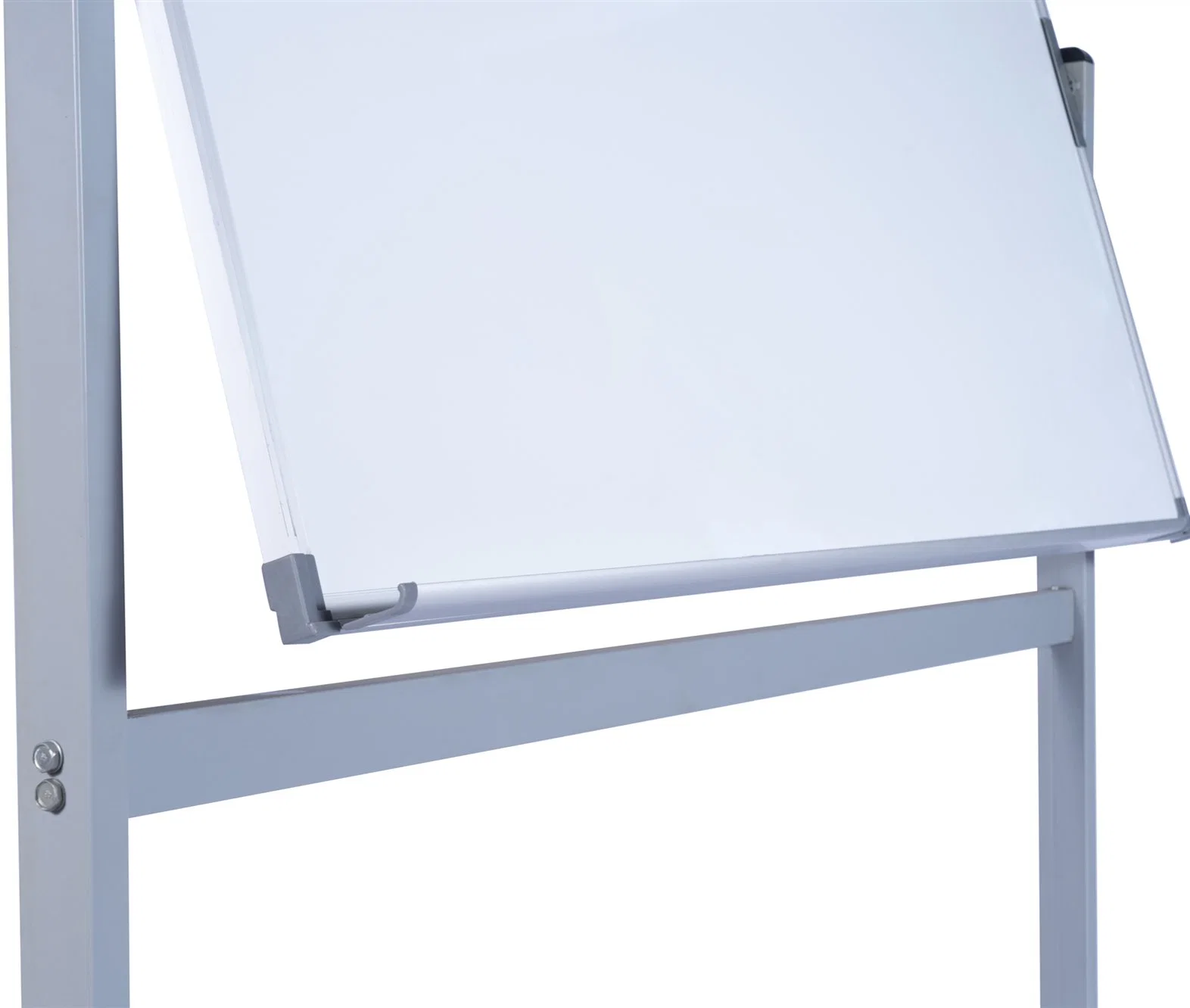 4'x8' Mobile Pivot Whiteboard Revolved Writing Board with Wheels & Locks