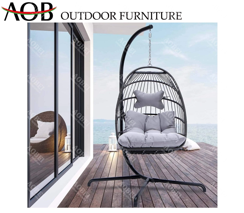 Modern Customized Garden Outdoor Patio Home Resort Furniture Aluminum Hanging Swing Chair