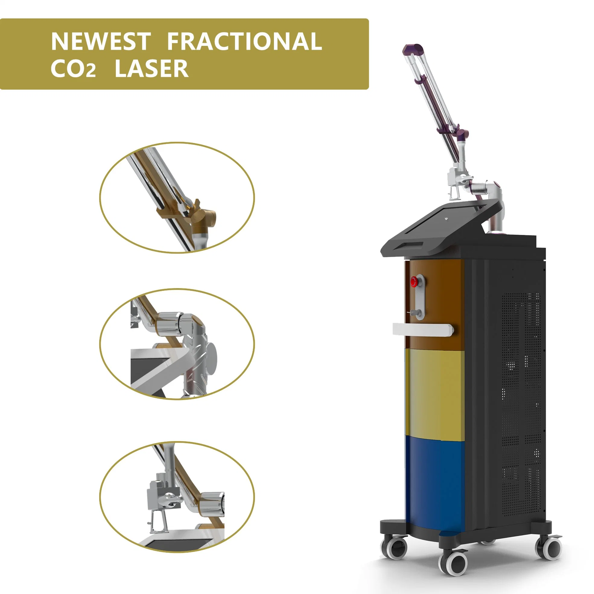 RF Tube CO2 Fractional Laser Vaginal Tighten Laser Fractional CO2 Laser for Skin Resurfacing Laser Scar Removal Therapy