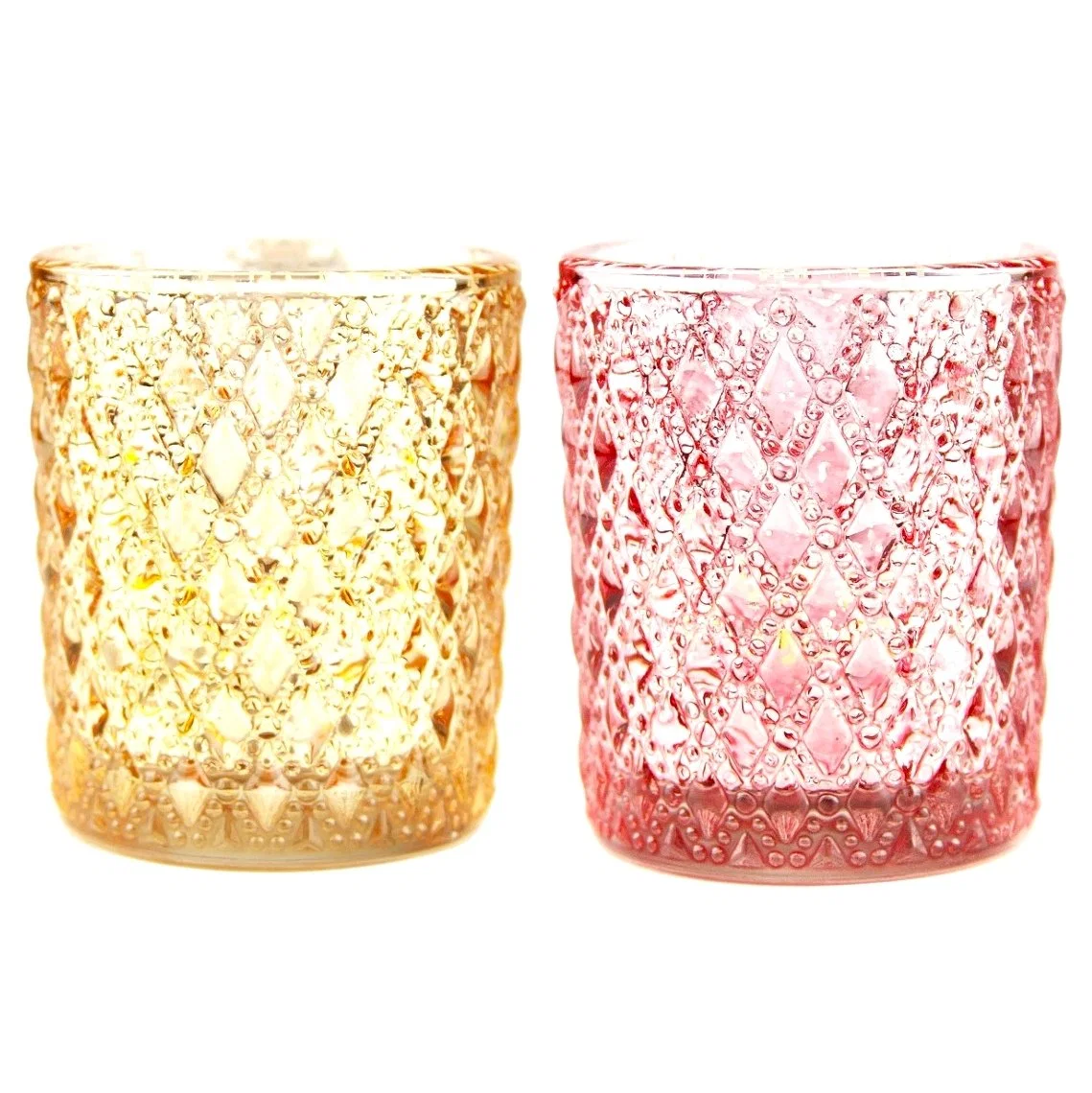 Luxury Embossed Hot Sale Frosted Jars for Candle Making