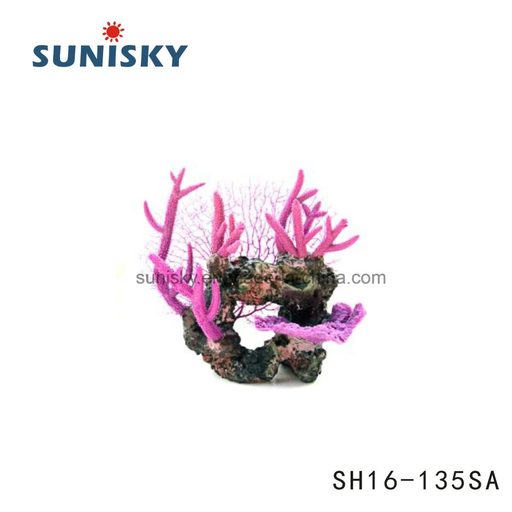 Sh16-135SA Aquarium Accessories Artificial Coral Reef Made of PVC&Polyresinfor Decoration
