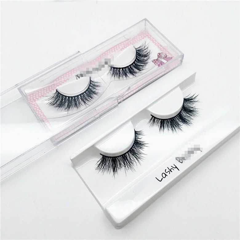 Paquete de Caja de etiquetas privadas D008 de lujo 3D Eyelash