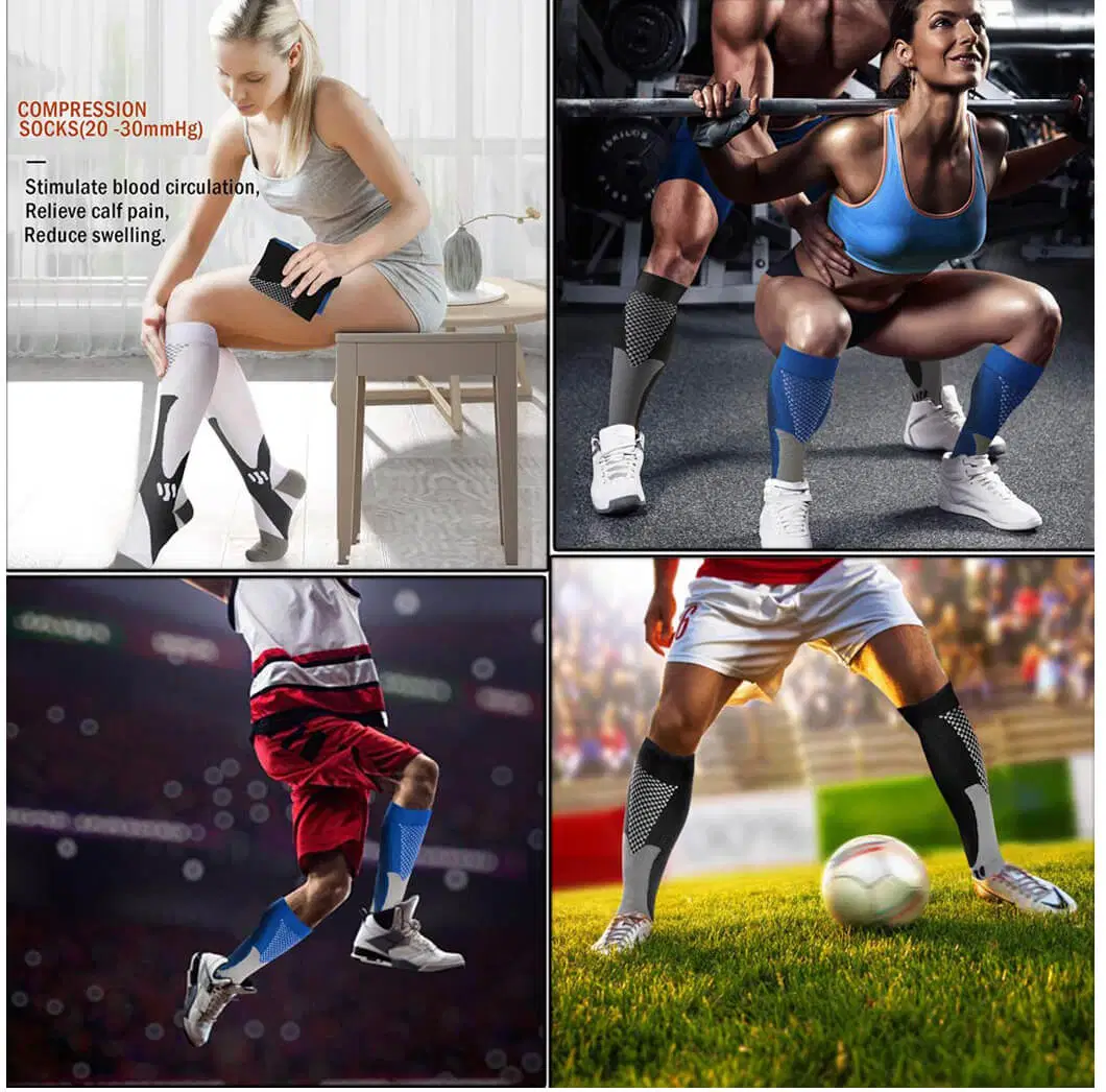 Outdoor Football Cycling Wear Breathable Sports Soccer Absorb Sweat Adult Knee High Socks