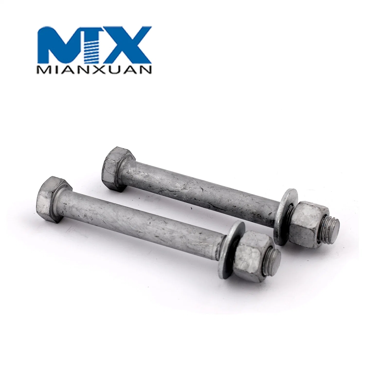 Hot DIP Galvanized Guard Rail Connection Bolt Set