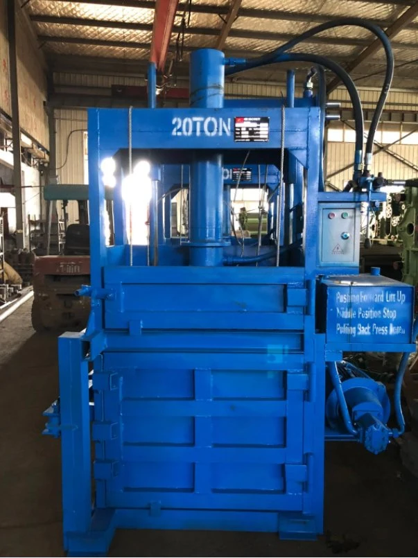 Packaging Machine Recycling Machine Vertical Hydraulic Cotton Bale Press Baler Machine