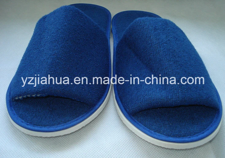 Hotel Terry Open Toe EVA OEM Logo Slipper (GH003)