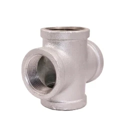 High Pressure Stainless Steel SS316 4-Way Cross Pipe Fitting