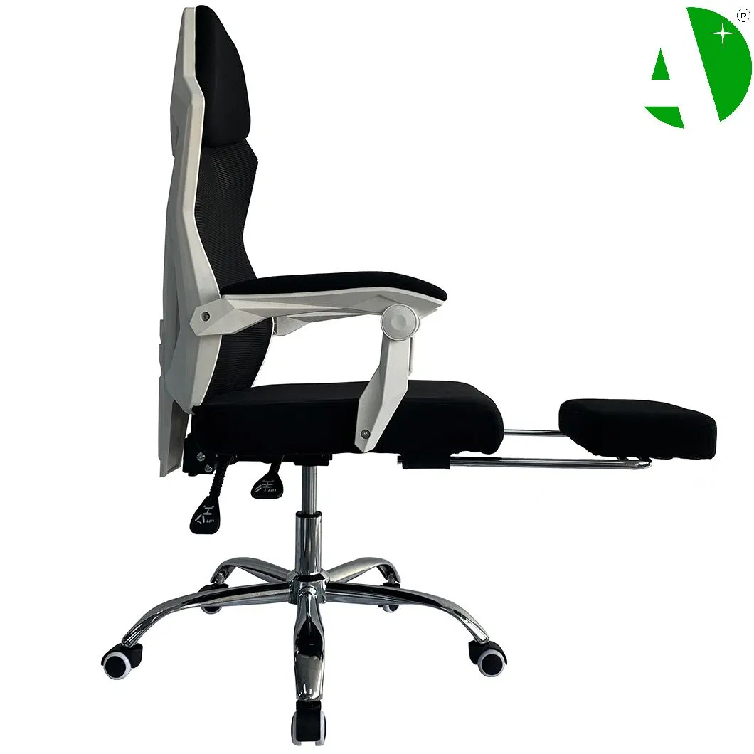 Plastique ergonomique haut de dos blanc mobilier d'école étude Hôtel extérieur Chaise de bureau de jeu Home NAP