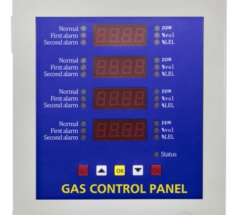 Multi Channels Toxic and Combustible Gas Alarm Control Panel