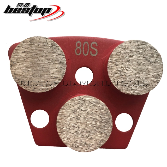 Concrete Floor Diamond Grinding Block with Circular Tooth