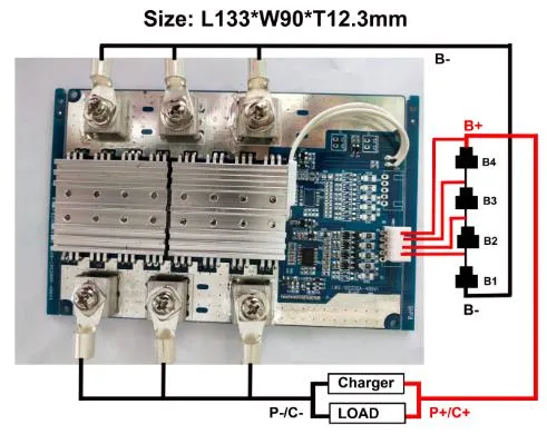 LiFePO4 Automobile Start 4s~10s 200A Continuous Current Protection Board