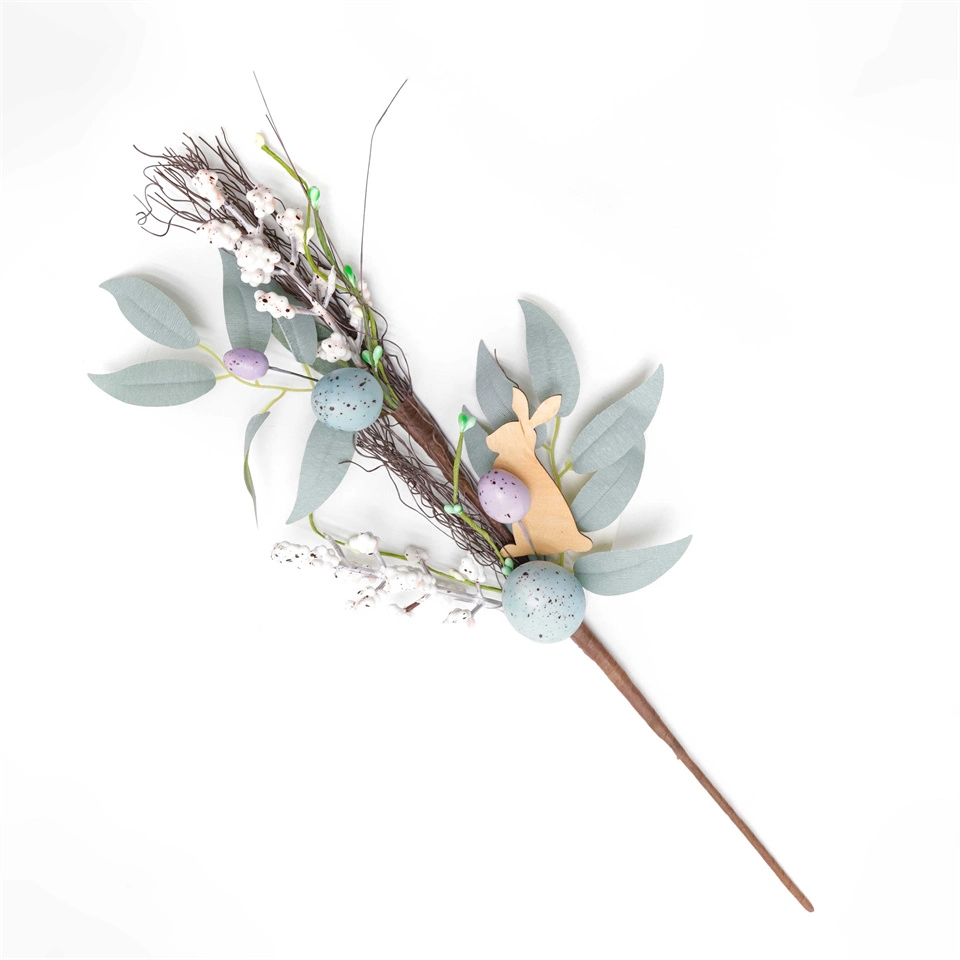 Medium Easter Decorative Flower Branch Artificial Egg Decorative Branch Hot Selling New Product Branch