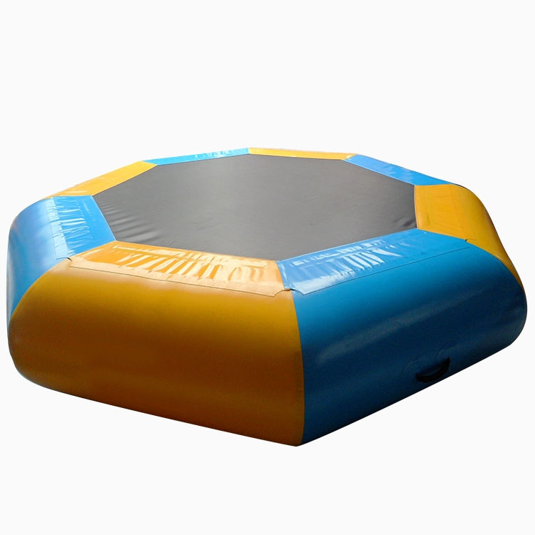 Comercio al por mayor de 0,9 mm personalizada PVC 3m Juming Cama de agua inflable trampolines