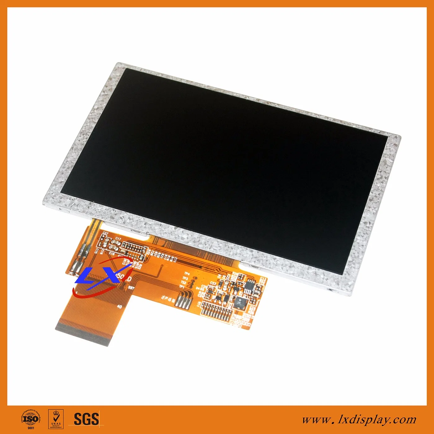 Popular Model 5" 40 Pins 800*480 Resolution TFT LCD Display Module Wide Viewing Angel