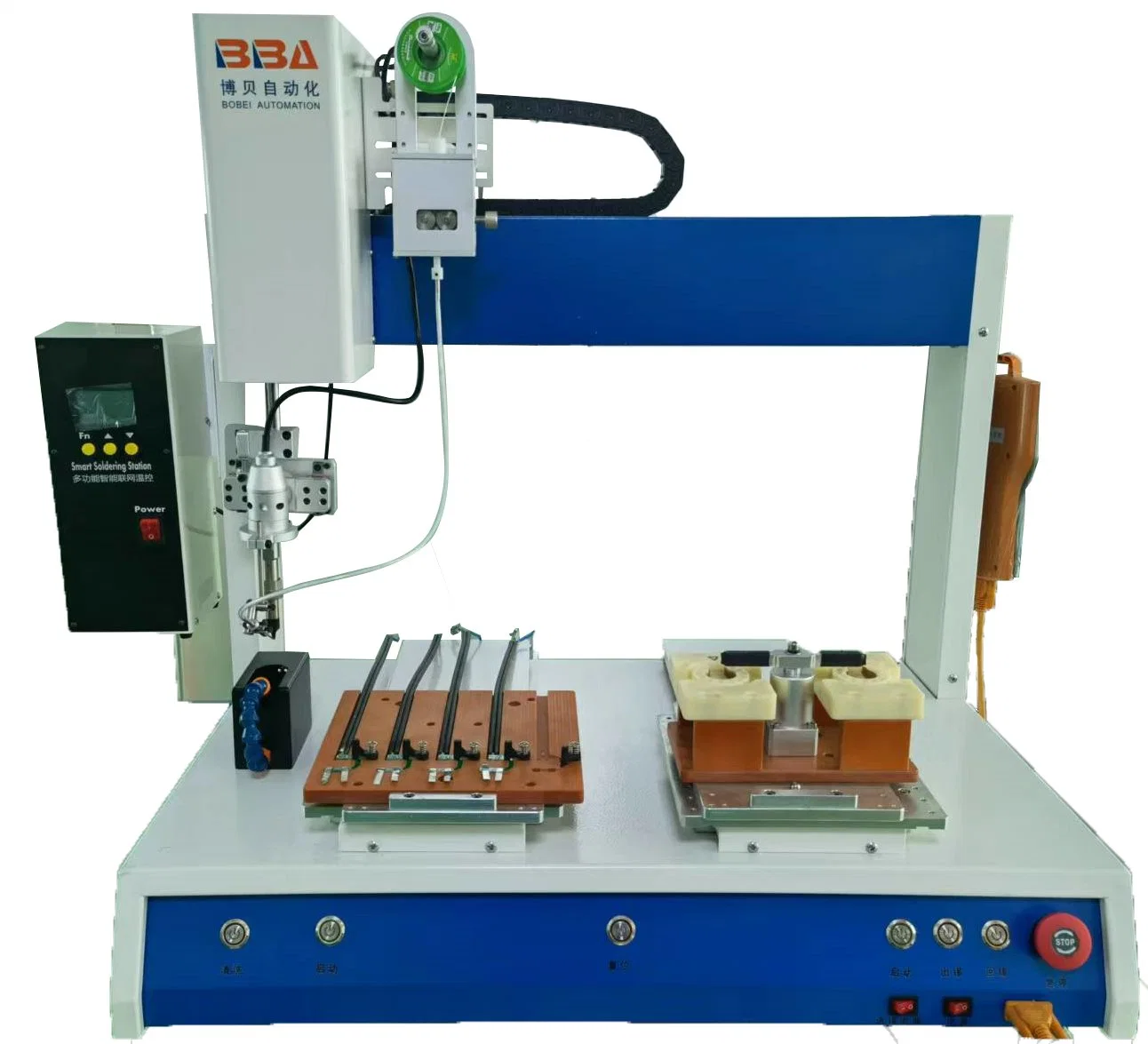 Bba Automated Soldering Machine Auto Solder Feeder Soldering Gun with Temperature Control Auto Feed Soldering Station with Automatic Solder Wire Feeder