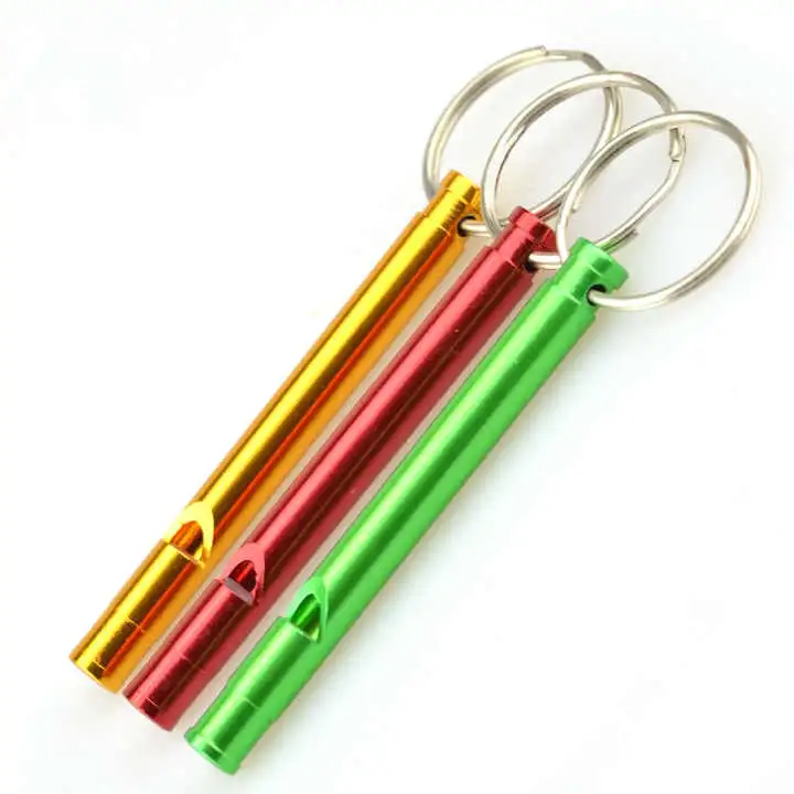 Small and Convenient LED Whistle Keychain for Sale