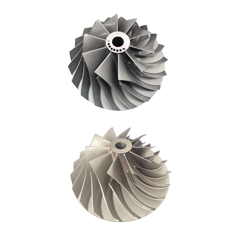 Impressão 3D Inconel 625 Gh3625 Billet Premium Titanium Alloy Turbine Peças da roda do impulsor do compressor do turbocompressor