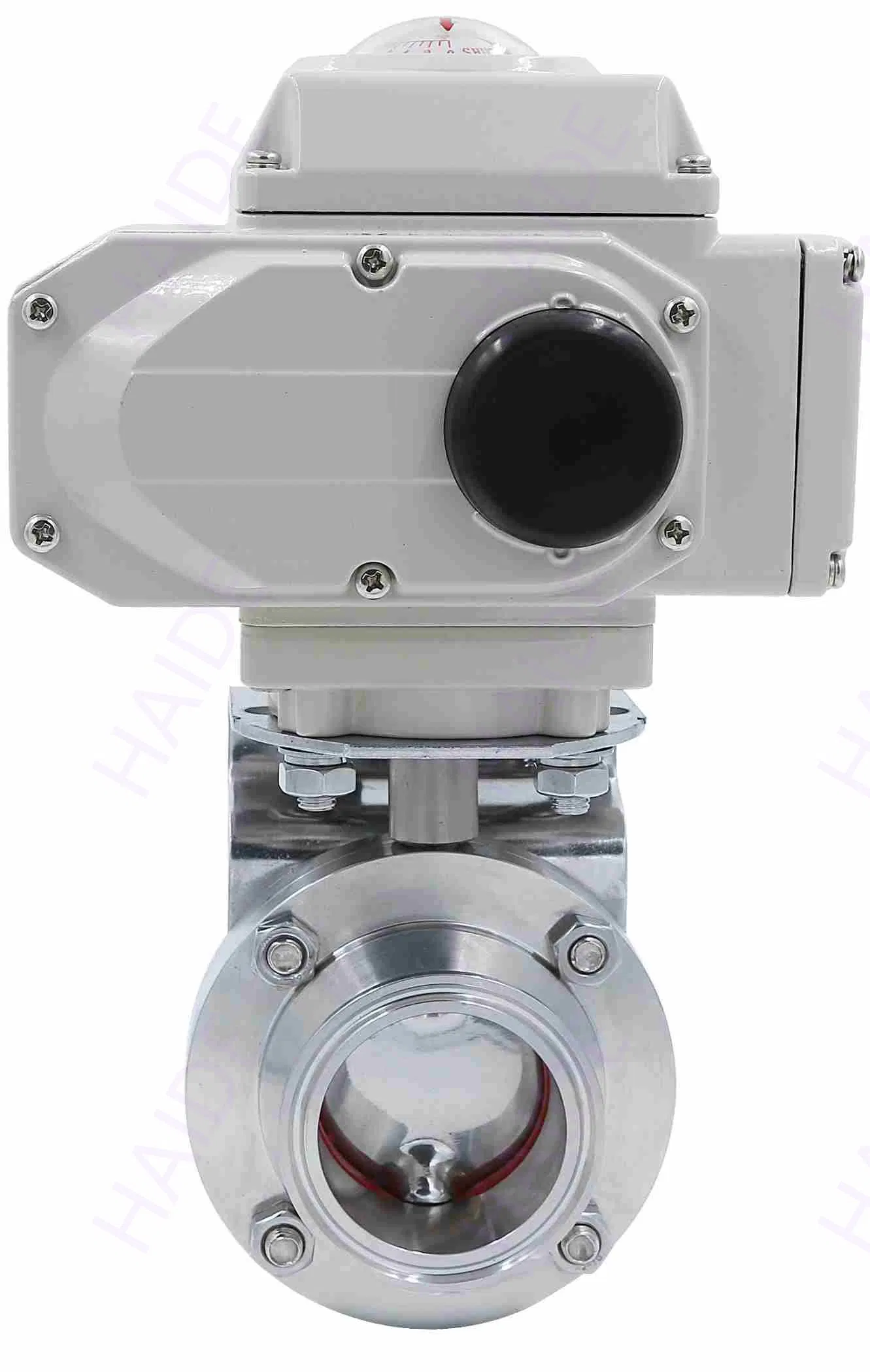 Pneumatic Butterfly Valve Sanitary Clamp End DIN Standard Stainless Steel (HD-BVD004)