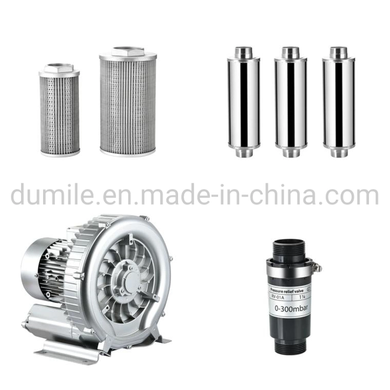 vacuum Compression Pump Material Transfer Oil Free Aquaculture Aeration Oxygenation Vortex Ring Blower