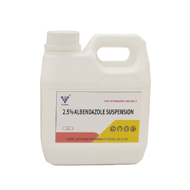 El mejor precio ingrediente veterinaria Albendazole Albendazole suspensión oral de la materia prima del 2,5% de la solución