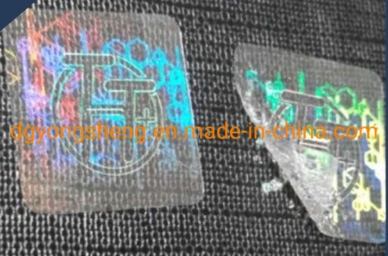 High quality/High cost performance Custom Security Transparent Hologram Film Sticker