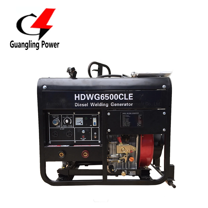 6kVA 5 in 1 Diesel 300A Post Welding Machine Generator Power Generation