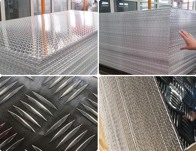 6061-T6 Aluminum Diamond Tread Plate sheets 4x8