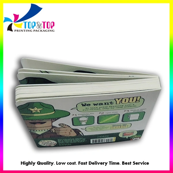 Customized OEM Children Carton Hardcard Story Board Book Printing with Die Cut Cover