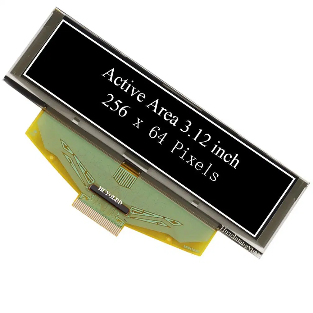 3.12 Inch 256X64 OLED Display Panel LED TFT with Low Temperature Operation