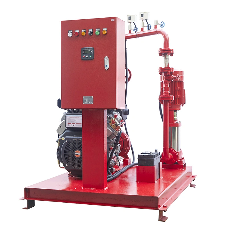 Skid Mounted Fire Pump System From China for Fire Fighting 500gpm