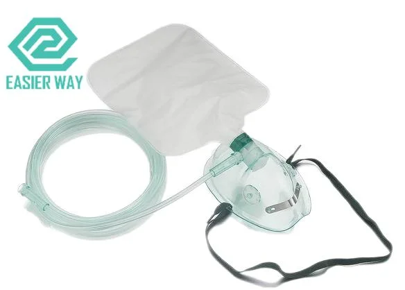 Latex Free 1.8m Oxygen Mask for Disposable Use