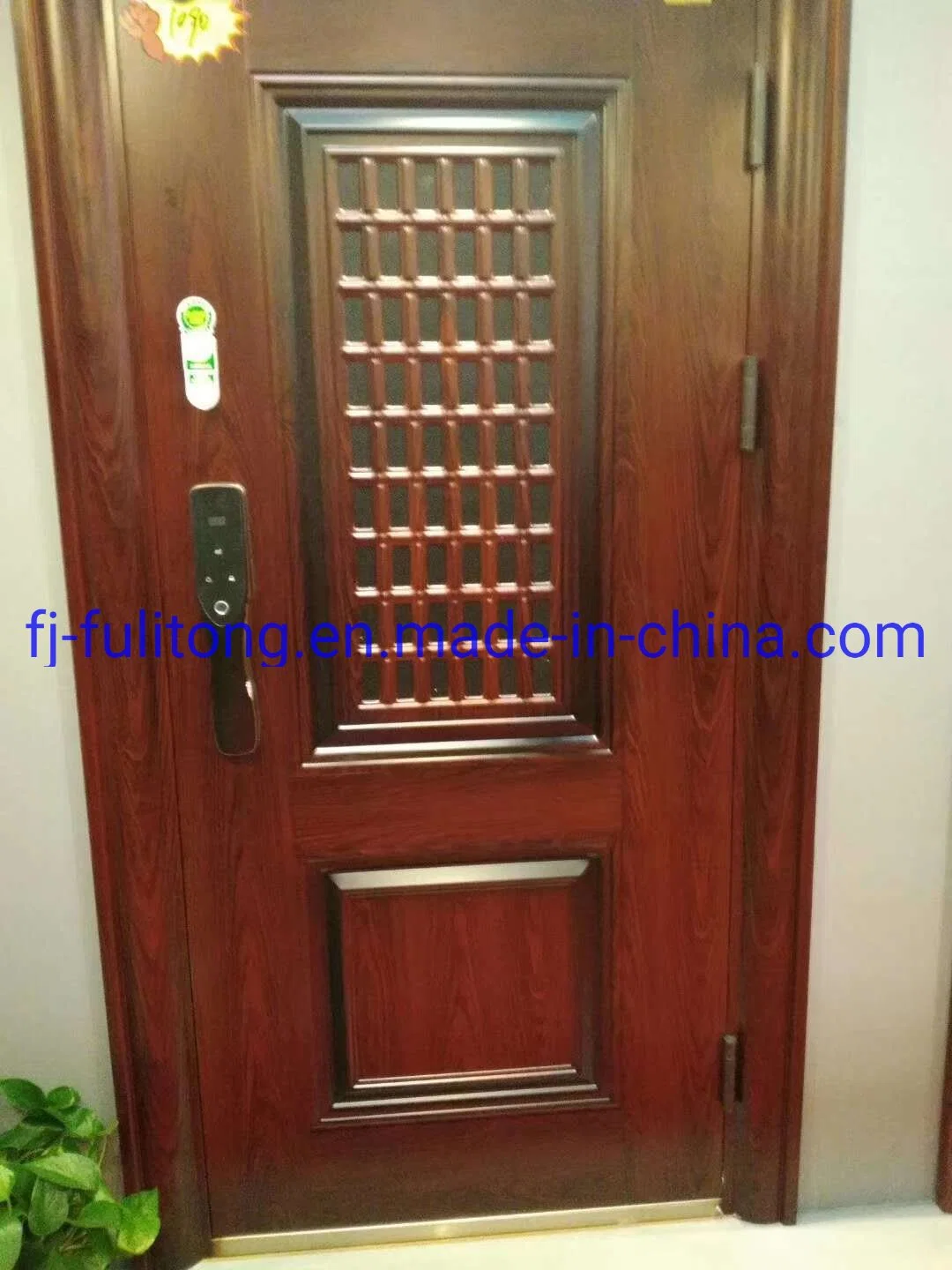 Security Internal Room Wooden Sliding Gate Steel Door