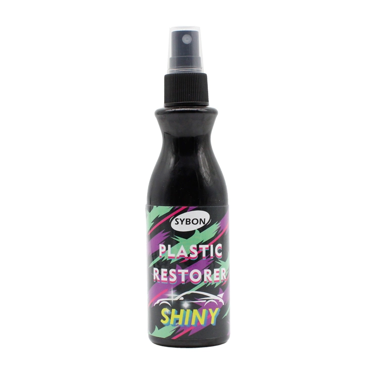 Nuevo diseño anti envejecimiento de la botella negra Car Care Pulverizador de Gatillo Plástico y caucho renovación