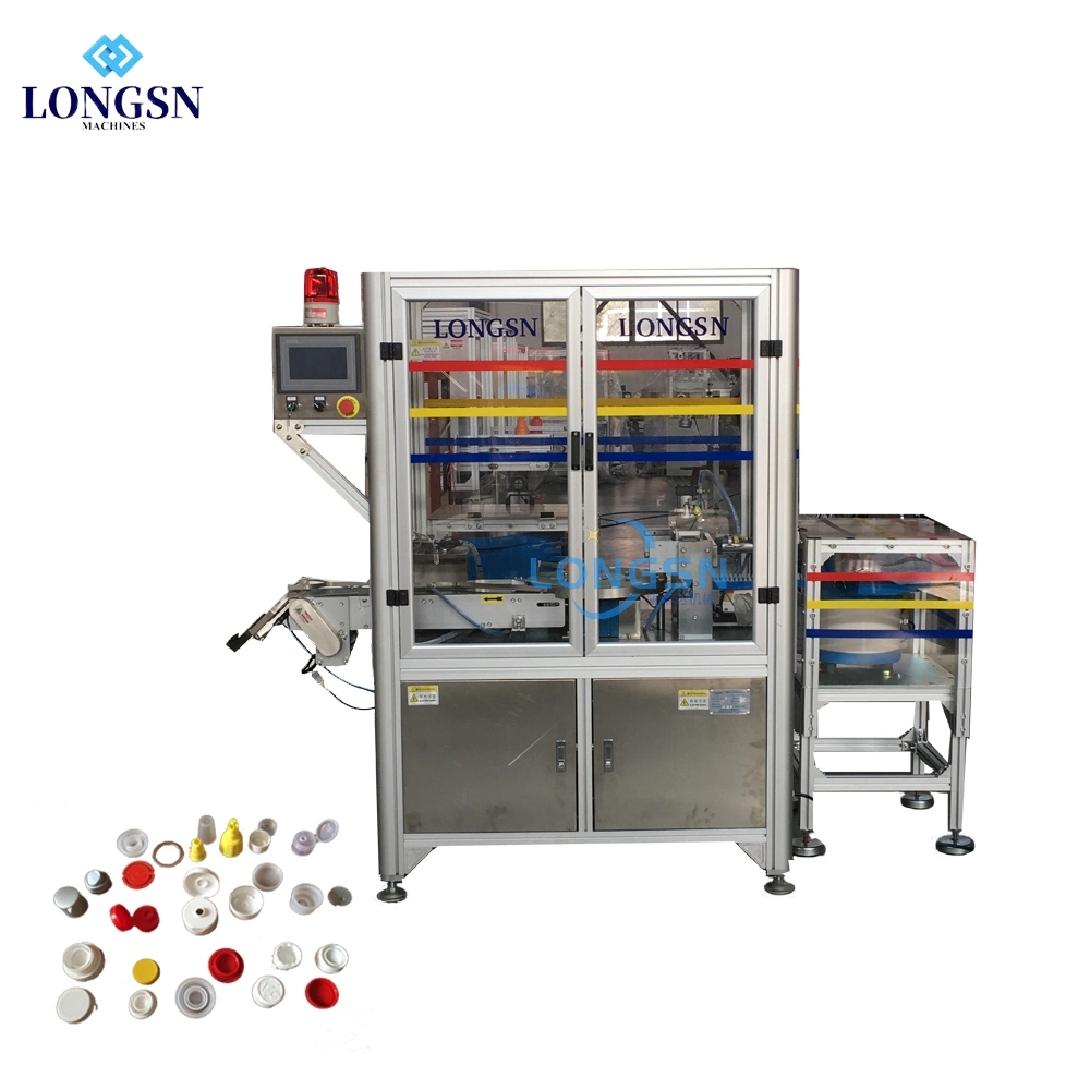 Automatic Flip Top Cap Closing Machine, Flip off Cap Assembly Machine