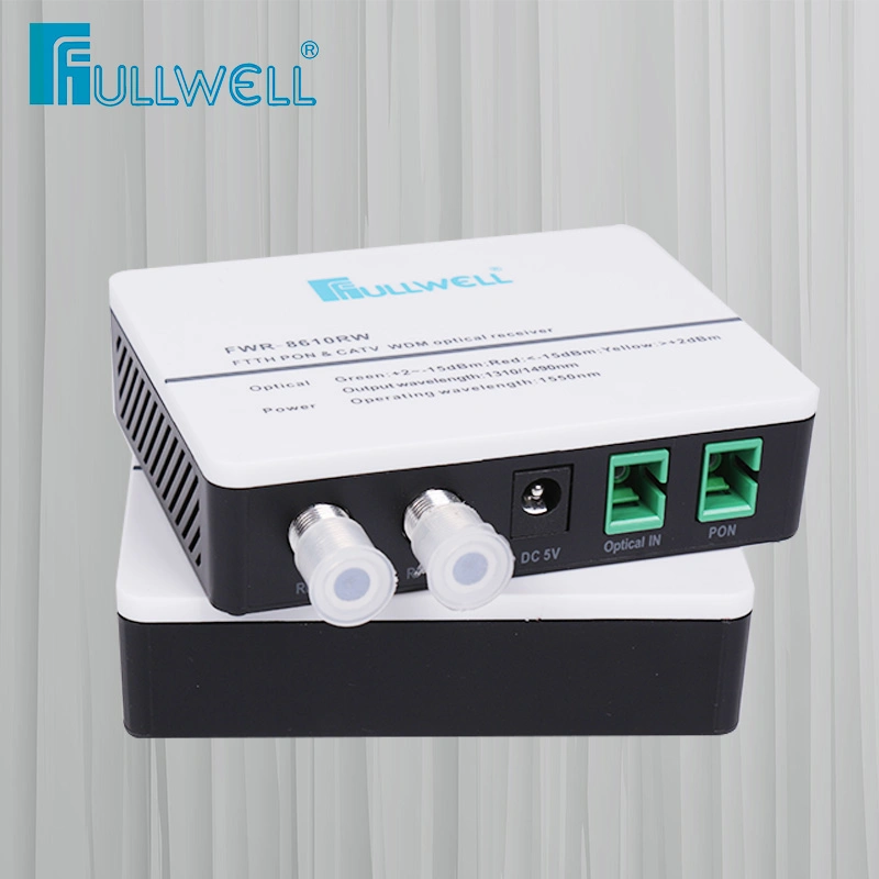 Fullwell FTTH Wdm CATV Fiber RF Transmitter and 433MHz Optic Receiver