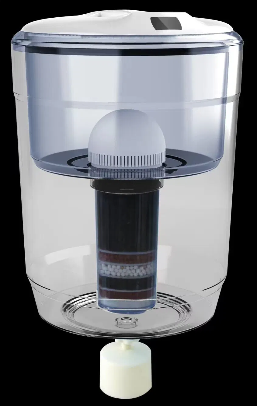 Purificador de água de osmose inversa da 5.4 Gallon FDA em plástico e aço Depósito