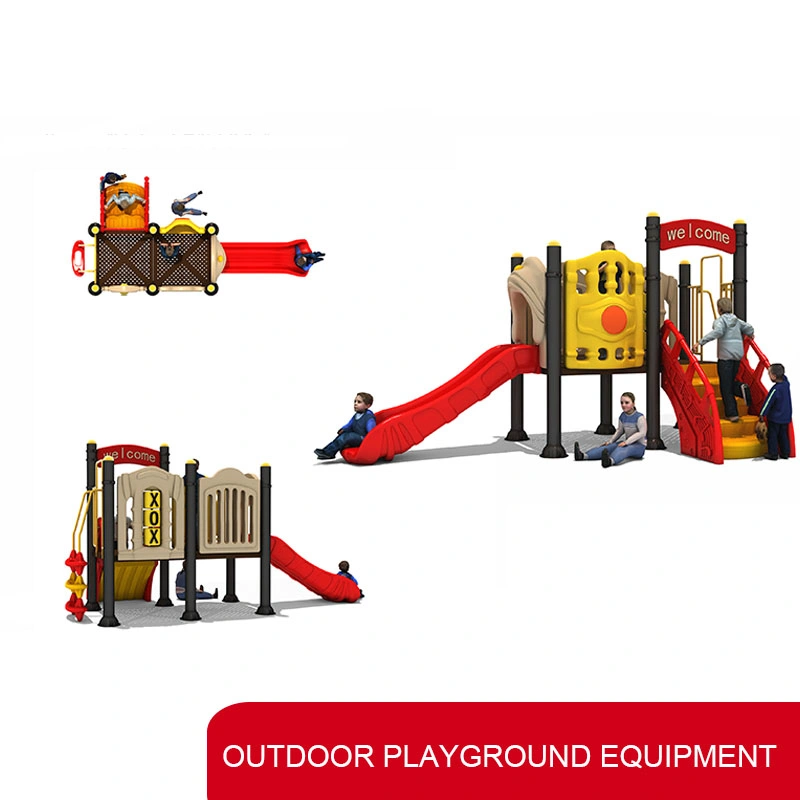 Parque de diversiones Jungle Gym Jardín de niños personalizado plástico exterior para niños pequeños al aire libre Parque infantil
