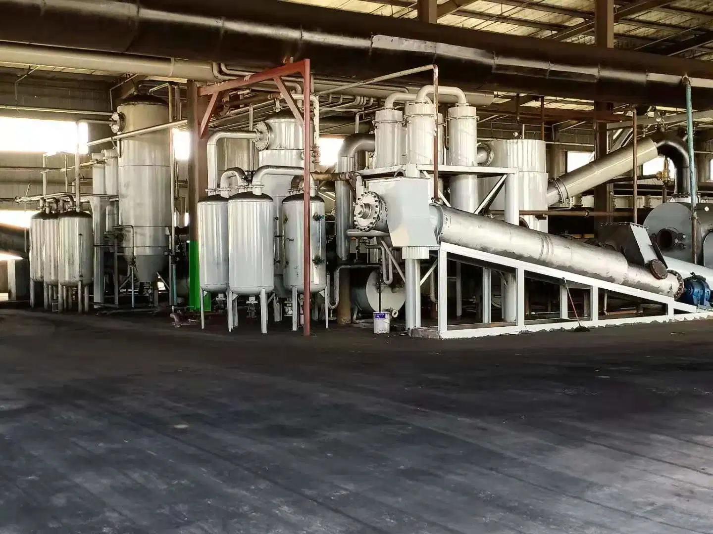 Fully Continuous Pyrolysis Project Equipment System of Tyre Scraps