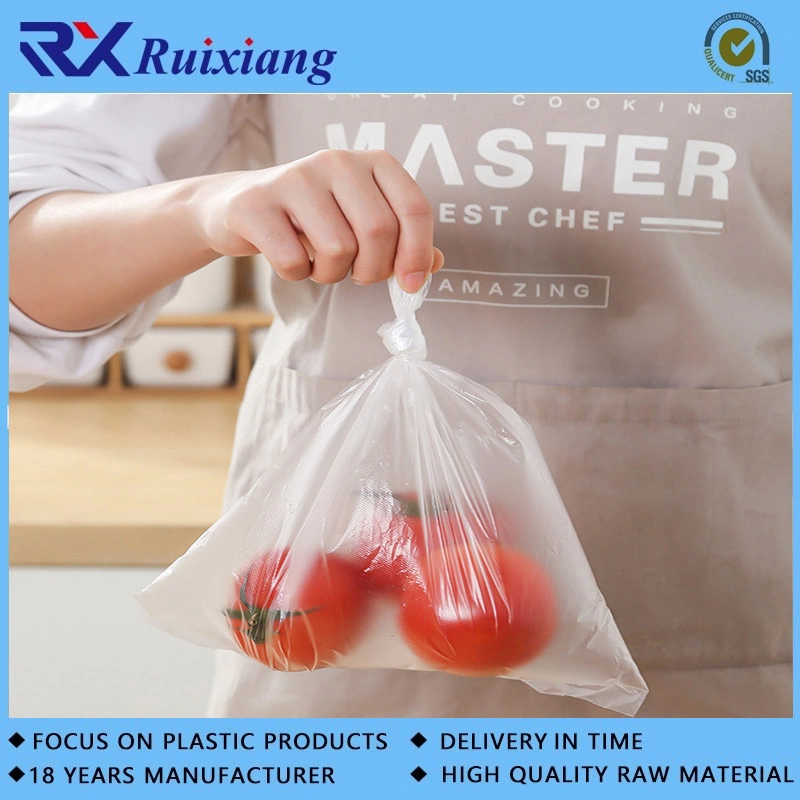 Wholesale/Supplier Roll Flat Bags on Roll HDPE Supermarket Clear Plastic Food Heat Seal Gravure Printing Accept