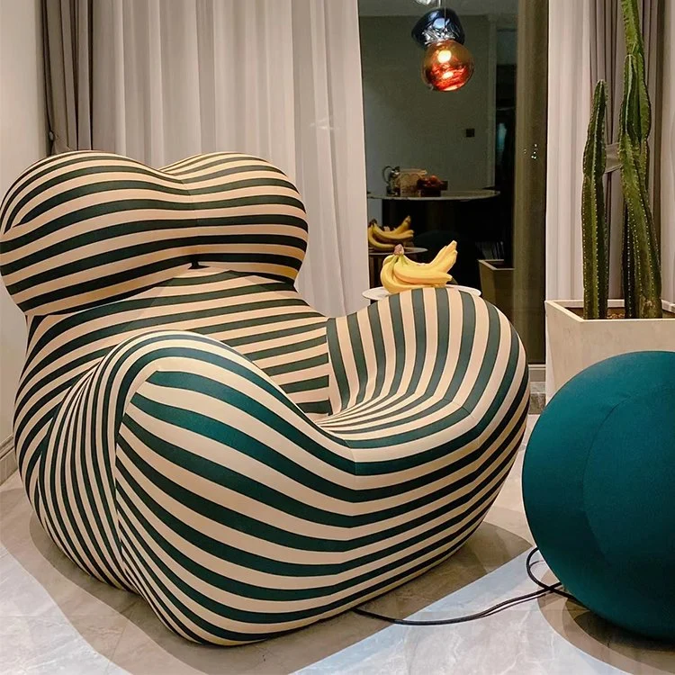 El Lujo moderno Venta caliente estilo italiano, Sala de estar solo acento del brazo de cuero sillones Sillón Sillón Sofá muebles