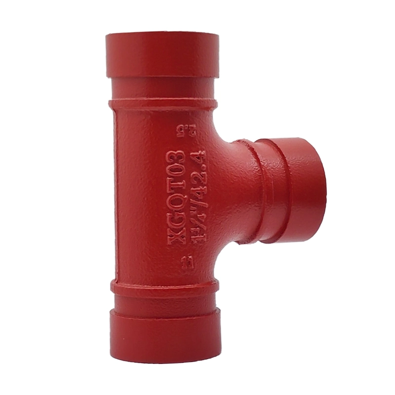 Sdsx Ductile Iron Grooved Fittings Couplings Tee FM, UL Fire Fighting