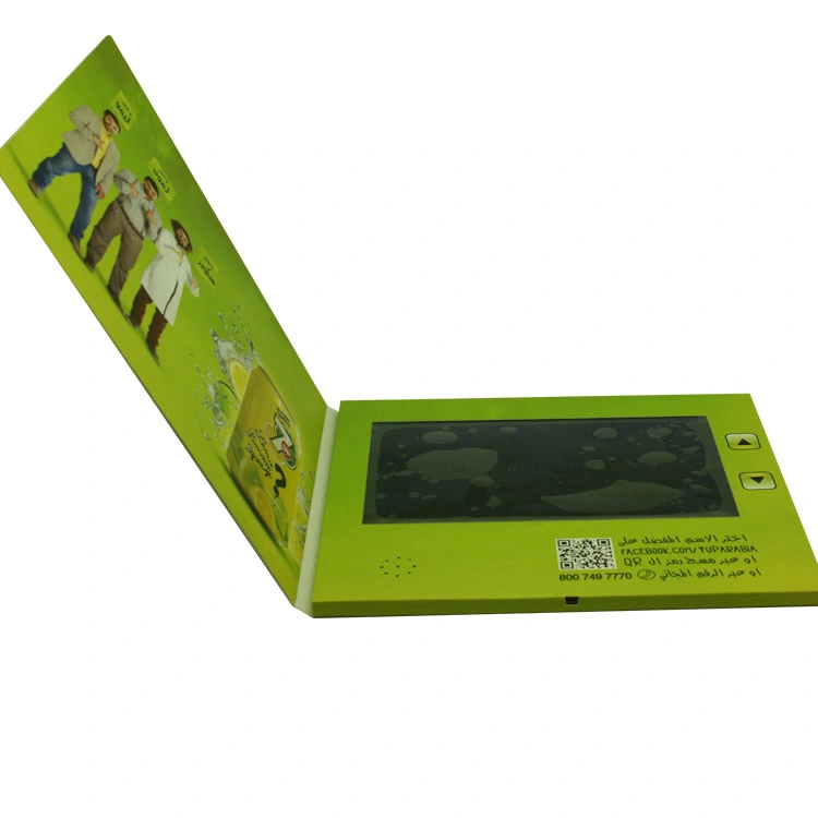 7 Inch LCD Vide Brochure Card with Button