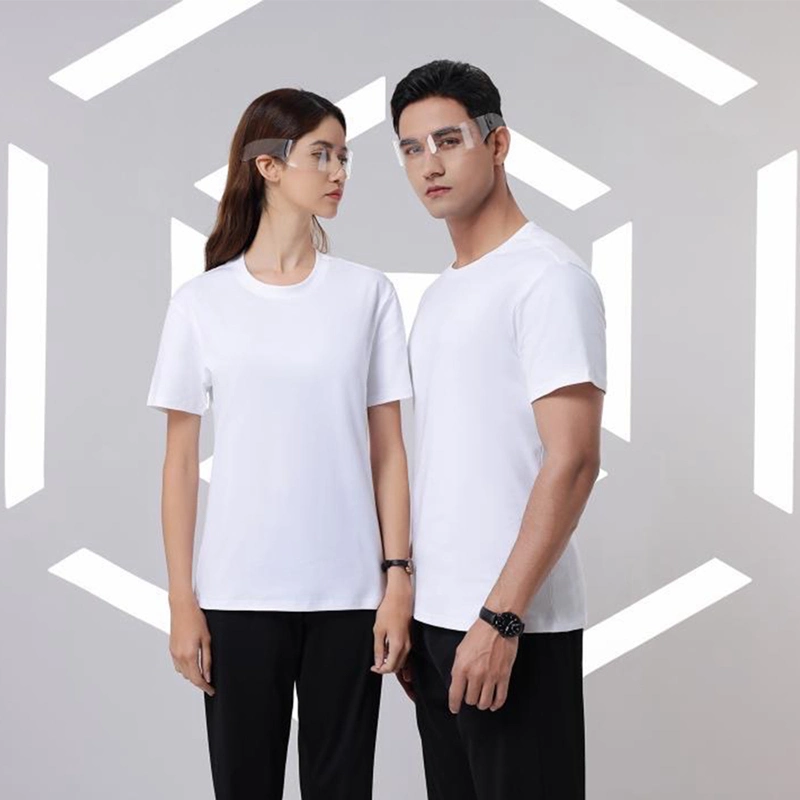 Wholesale Plain 210g 100% Xinjiang Cotton Plus Size T Shirt for Men and Women High Quality Round Neck Customized Blank Casual Unisex T-Shirt