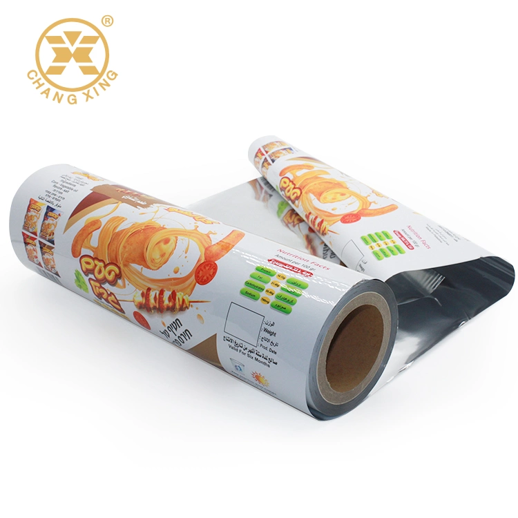 Customized Auto Plastic Packaging Film Potato Chips Packaging Roll Film