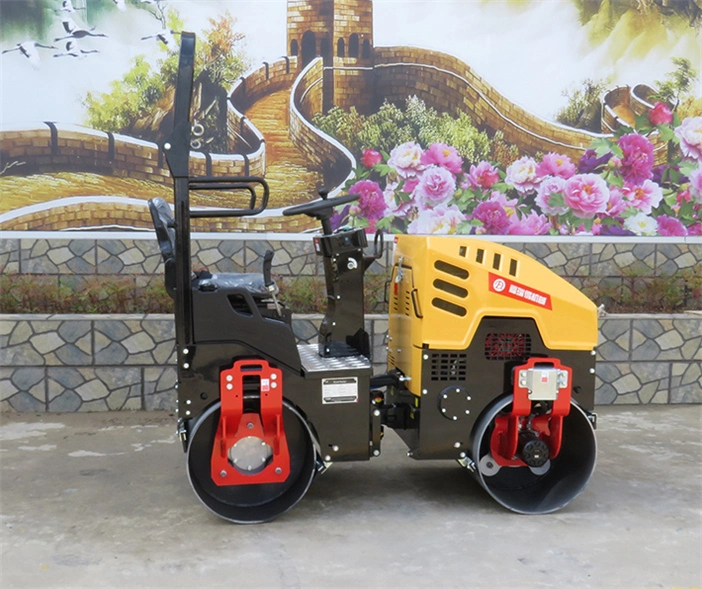 Ride-on Hydraulic Double Drum Mini Road Roller Compactor Vibratory Road Roller for Soil Asphalt