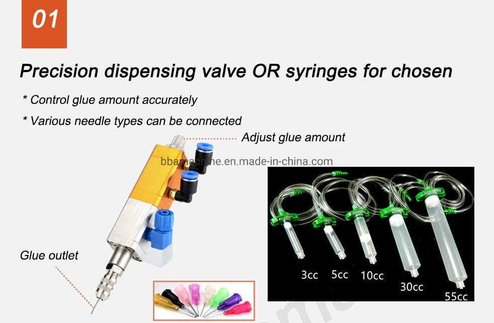 BBA Ab Medidor de pegamento de silicona Mezclador de máquina de unión Escritorio Máquina de esparcir pegamento dispensador de pegamento UV Digital dispensador de pegamento Equipo